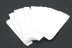 QTY 25 – EMPTY WHITE VACUUM TUBE BOXES – For 12AX7, 12AU7, 6DJ8 & Similar