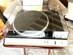 Sanyo Plus Q25 Quartz Dir. Drive Turntable 1 Owner W/ Manual RESTORED A1 Cond.