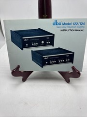 DBX Model 122/124 Tape Noise Reduction Systems Instruction Manual Only