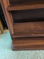 Sony Beta-Max Tape Shelf Rare Vintage Wood. Great Condition.