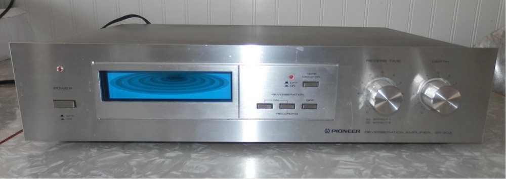 Pioneer SR-303 Reverberation Amplifier Reverb Effect Unit~Working Fine.