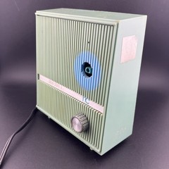 Teal Blue 1966 ITC Unknown Model AM Solid State (Missing Dial)(Tested)(Works)