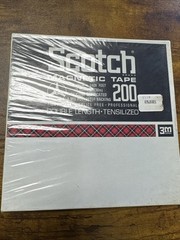 3M Scotch 200 1/4″ x 2400 ft Professional Audio Magnetic Tape Reel NEW SEALED