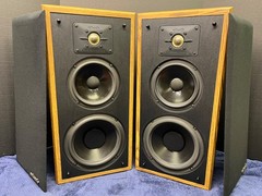 Vintage Polk Audio Speakers Monitor 5 Stereo Hi-Fi