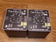 TANGO CRD-8 Push Pull Output Transformer Pair Tube Amp Repainted 8k Japan