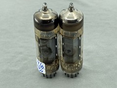(2) Mullard 7189 Power Tubes Matched Codes Blackburn UK 1960 Test Strong