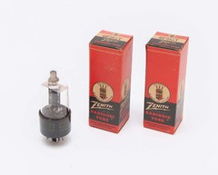 ZENITH 6F5GT Tube – New – Original Early Logo Box – 2 Tubes Available