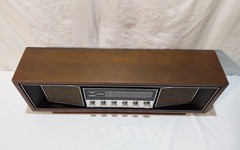RCA Solid State AM FM Stereo Radio RLC75W Walnut