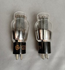 Pair NIB GE 2A3 Tubes Triodes WWII era Spring filaments – Read Description