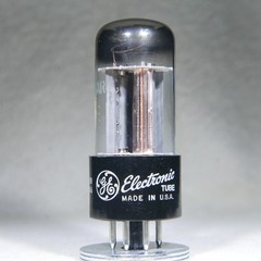 NOS/NIB GE GZ34/5AR4 O-Getter Rectifier Vacuum Tube Made in USA 1961