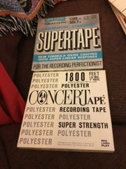 Realistic Low Noise SuperTape & Polyester Concert Tape