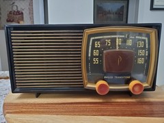 VTG 1952 Philco Transitone AM/SW Radio Model 53-564 NICE / See Video/Description