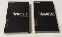 Lot of 2 Sony Vintage Betamax Tapes Video Dynamicron L-750 Open Box