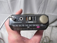 Vintage GE Stereo AM/FM/FM Stereo Headset Radio 7-1000A w/ Original Accessories