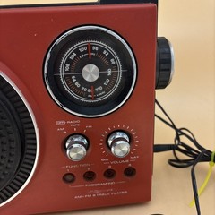 Groovy KMART 36-60 Portable AM FM radio 8-track player Boombox As Is Powers On
