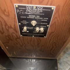 Vintage KLH Model Six 6 Speakers 10 8 Ohms 2Way
