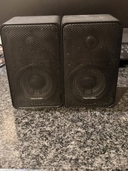Realistic Minimus 7 Speaker 40‑2030B – Working – two Unit – Heavy Wear