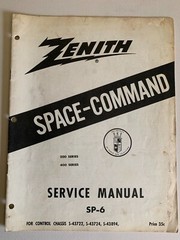 ZENITH SERVICE MANUAL SPACE COMMAND SP-6