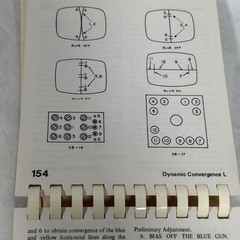 Vintage RCA Color TV Service Handbook Lot Vol 2 3 4 5 Television Repair Manuals