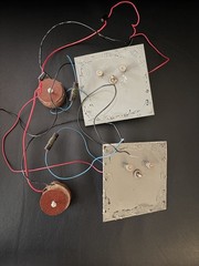 2 KLH Model 6 Speaker Crossover/Backplates; Vintage; Original