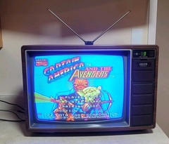 1985 Zenith SA1927W System 3 Space Command 19″ CRT TV