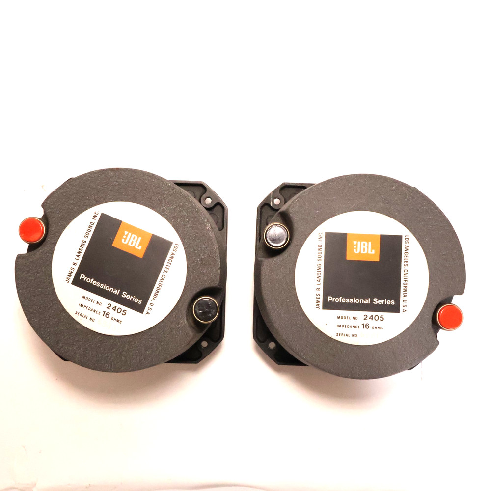 JBL 2405 Tweeter Pair Professional Series 16 Ohms 69803 69835 In Stock Working
