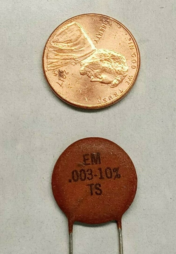 1 NOS ARCO 3000 MMF – 1000V 1KV DISC CERAMIC CAPACITOR