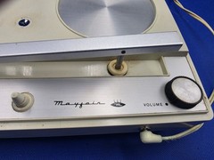 Vintage Mayfair PH-88 Portable Record Player 45/33 RPM w/ Original Box, AC…