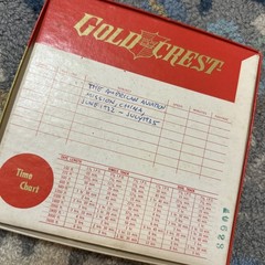 Vintage The American Aviation Mission China June 1932 – July 1035 Tape Reel Old