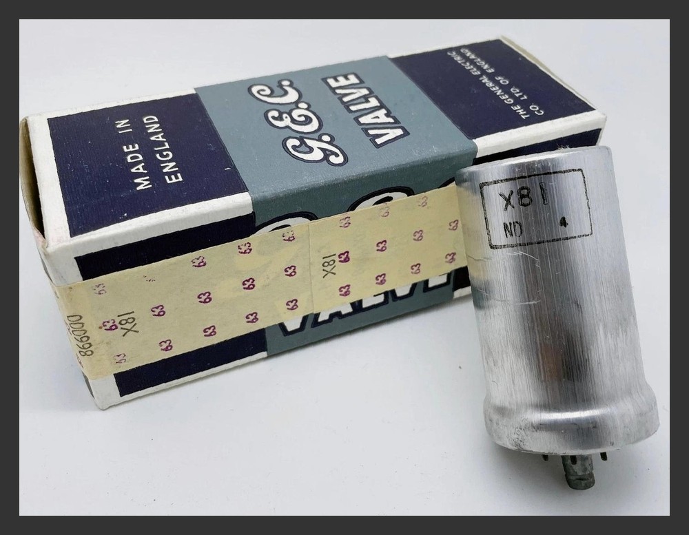 NOS Gec Marconi Osram X81 Triode Heptode Vacuum Radio Tube