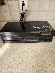 AIWA AD-WX505 Double Cassette Deck High Speed Dubbing Power Tested