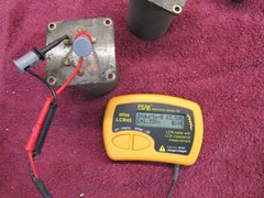 (2) SMALL TRANFORMERS + (1) CAPACITOR WESTERN ELECTRIC ERA UNKNOWN MAKER