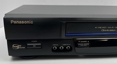 Panasonic Blue Line PV-V4601 VHS VCR Omnivision Player Recorder w/Remote TESTED