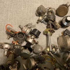 Lot of 20 + Audio Potentiometers Pre Owned Plus A Few Misc Items (Lot 3)