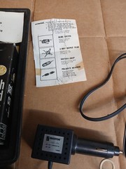 cariole portable cassette recorder with case and accessories Model 4294610010