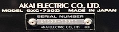 AKAI GXC-730D Auto Reverse Stereo Cassette Deck Glass Ferrite Head – See Video