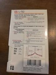 SONY ES L-750 DYNAMICRON Blank Beta Betamax Tape SEALED NEW