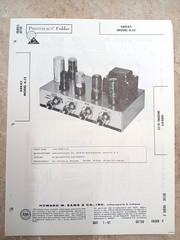 ARKAY A-12 – Tube Amplifier – Schematics & Parts – NOS SAMS PHOTOFACT 516/6