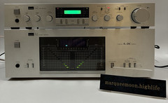 SANSUI C-77 Preamplifier B-77 Power Amplifier Set Vintage Rare Working