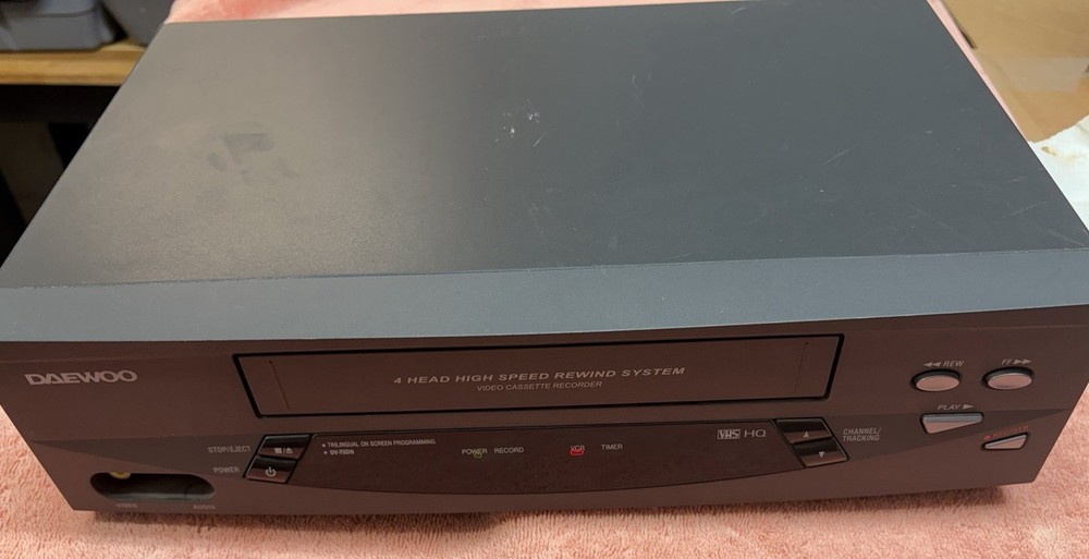 Daewoo DV-T5DN VCR 4-Head Player VHS Video Recorder, No Remote, Tested & Working