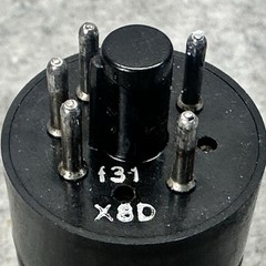 1958 AMPEREX BUGLE BOY 5AR4 GZ34 f31 x8D TUBE TV/7 AMPLITREX TESTED