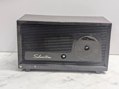 Vintage Sears Silvertone 8002 Tube Radio Brown Tabletop AM Broadcast Radio