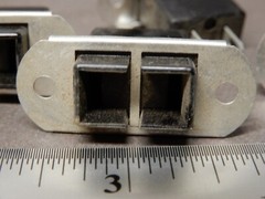 Unknown Brand Panel Mount Auxiliary 110 Volt Amplifier Socket 1 1/8 Between Cent