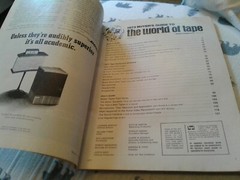 Vintage 1973 High Fidelity Buyer’s Guide to the World of Tape Magazine