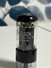 5AR4 GZ34 MATSUSHITA Vacuum Tubes Tested by TV-7 Strong
