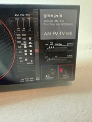 Vintage Gran Prix A303 AM FM TV Weather Band Portable Radio Receiver Working
