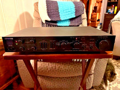 Kenwood Basic C2 Pre-Amplifier 1 Owner W/ Manual RARE DUAL VOLTAGE SERVICED