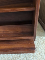 Sony Beta-Max Tape Shelf Rare Vintage Wood. Great Condition.