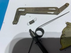 Dual 1219 Vintage Stereo Turntable -Positioning Lever, Torsion Spring + Parts