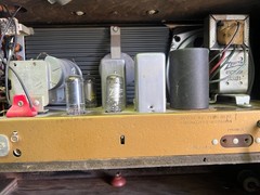 Vintage Zenith H500 Trans Oceanic Wavemagnet Tube Radio Powered On / Received